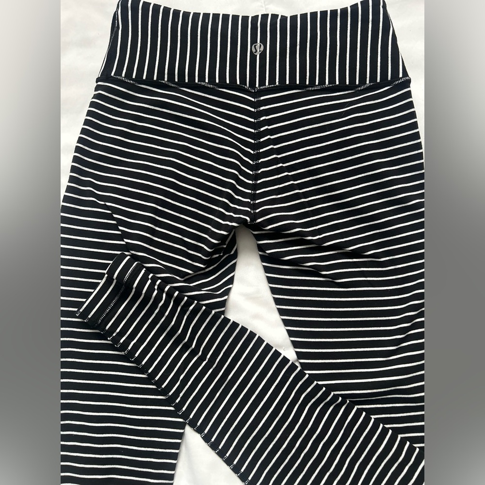 Lululemon Size Small Striped Leggings